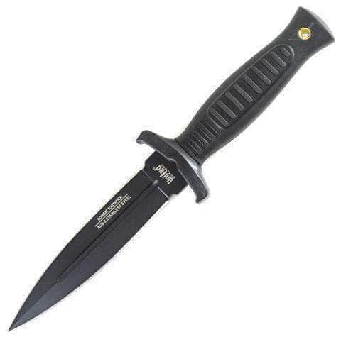 Custom USA Brown Leather Fixed 3 Blade Dagger Knife Boot Belt Clip Sheath  - ePrague, LLC