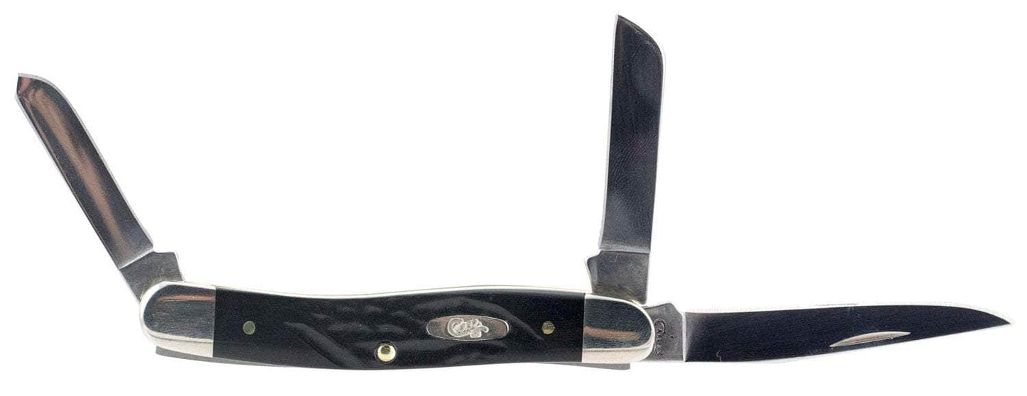 CASE 18222 ROUGH BLACK MEDIUM STOCKMAN