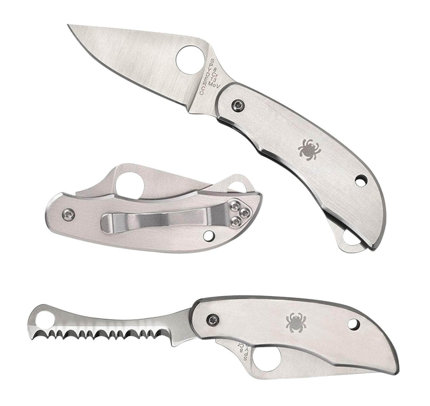SPY C176P&S CLIPITOOL SERRATED 4.59 SS