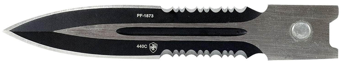 TEMP SBR431 SML BLK RUBBER DAGGER SERRATED