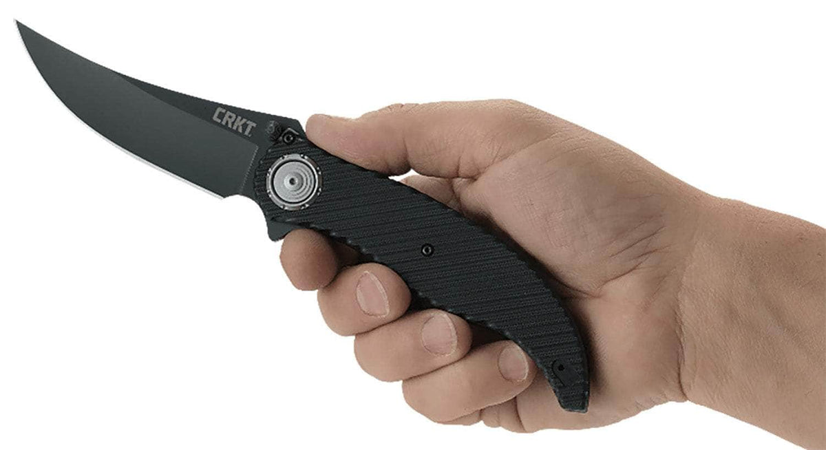 CRKT 2640 CLEVER GIRL FLDER 4.1 PLAIN BLK