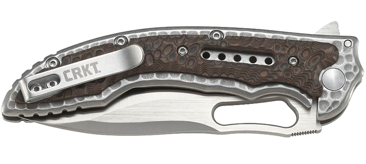 CRKT 5470 FOSSIL 3.96 DROP BRN