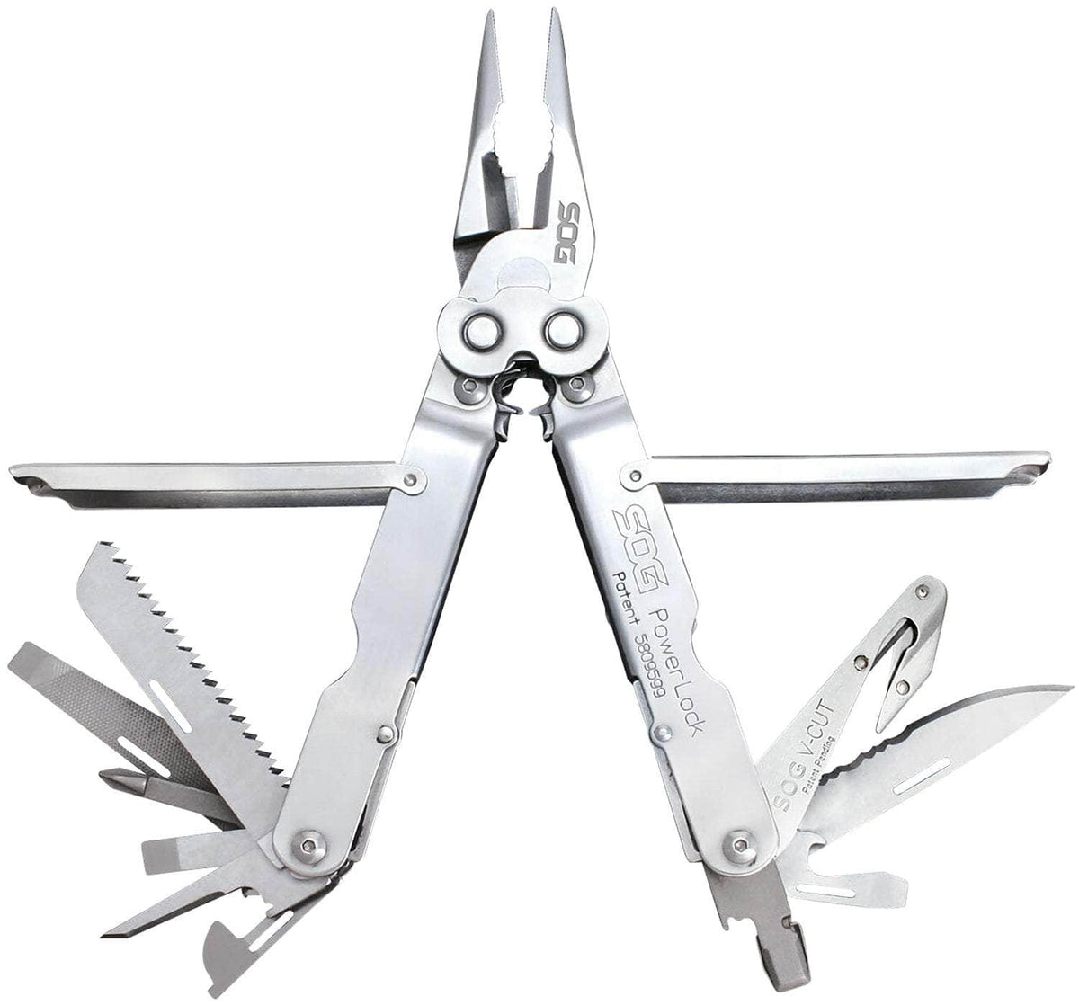 SOG S62N-CP POWERLOCK W V-CUTTER NYLON SHEATH