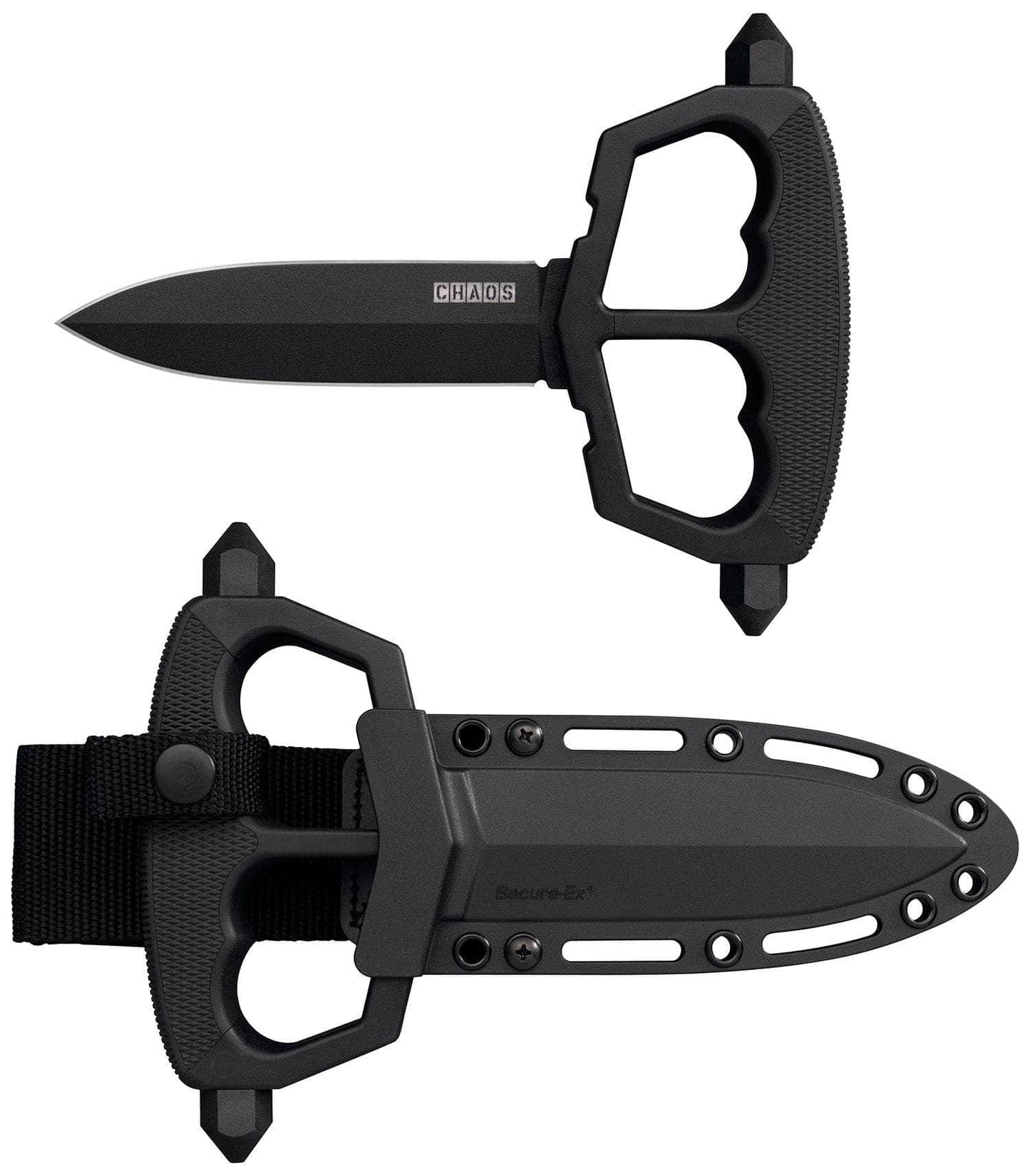 COLD 80NT3 CHAOS PUSH KNIFE 5" FIXED