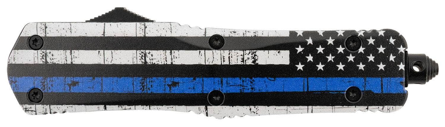 TEMP LBTB331 LRG BACK THE BLUE BLK DROP PT
