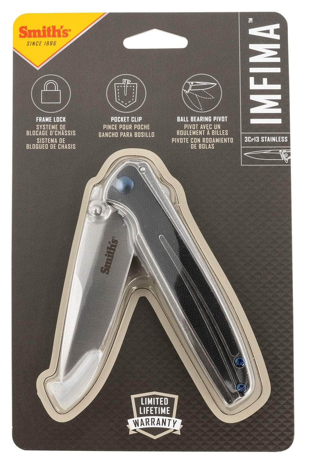SMITHS 51275 IMFIMA 3.26" FOLDING KNIFE