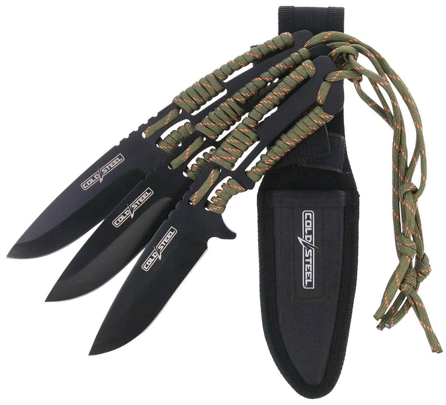 COLD TH44KVD3PK THROWING KNIVES DP 4.4 BLK