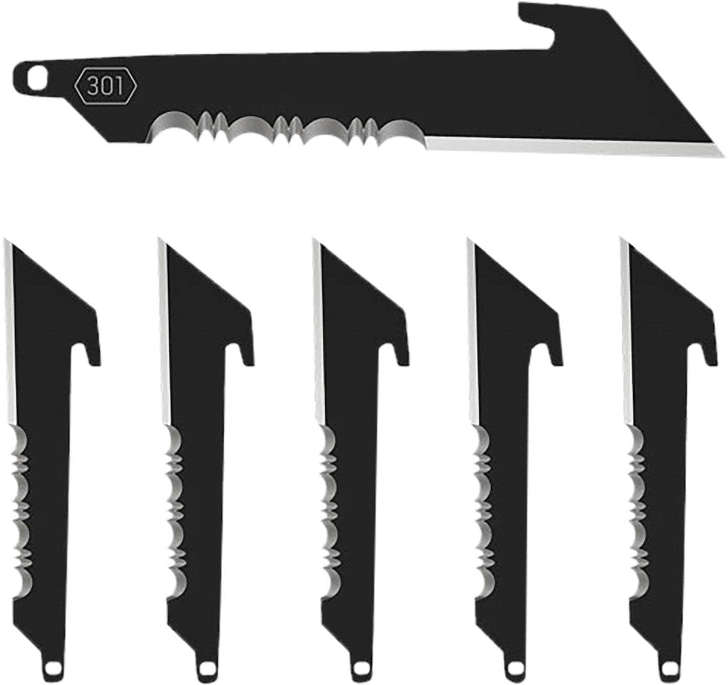 OUTDOOR EDGE RRUS30K6C 3" UTILITY W/SERRATN BLK
