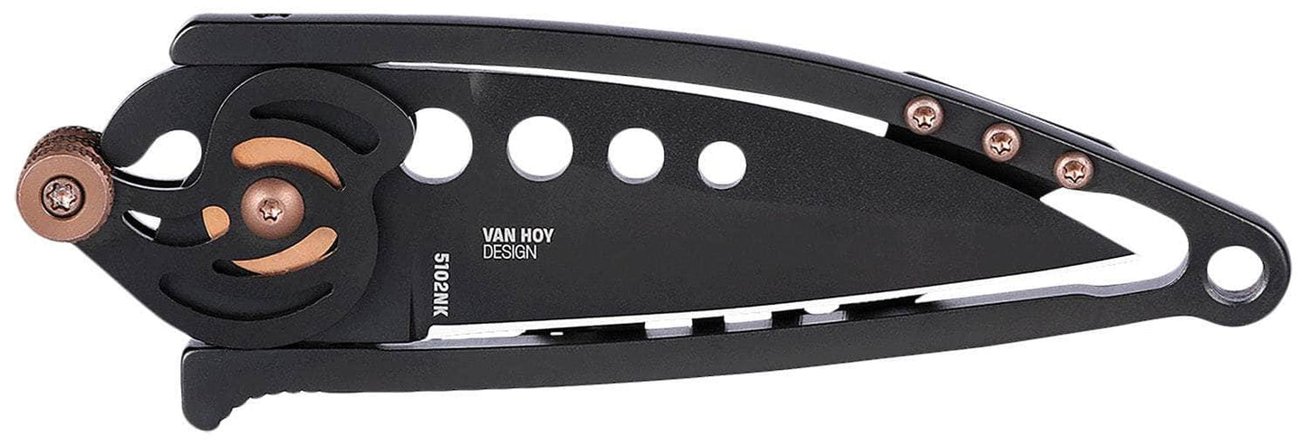 CRKT 5102NK SNAP LOCK FLD 2.93 BRN