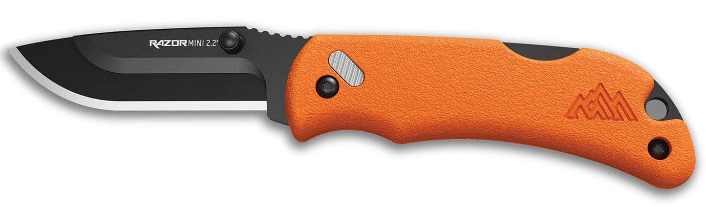 OUTDOOR EDGE RMB22-2C RAZOR MINI 2.2" BLAZE ORG