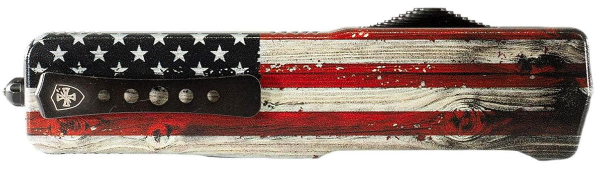 TEMP MZWUS121 SLIM PREM WOOD US FLAG DAGGER BLK