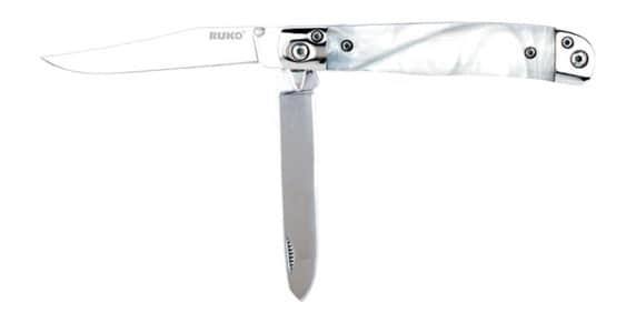 RUKO RUK0185WP 420A TRAPPER WHT PEARL FOLDING