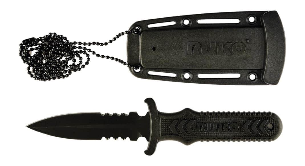 RUKO RUK0097 440A TIN 3"NECK/BOOT KNIFE