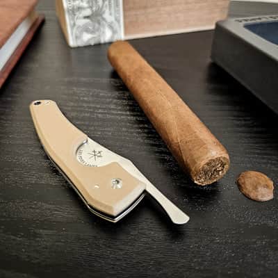 LePetit Cigar Cutter Knife – Flat Dark Earth G10