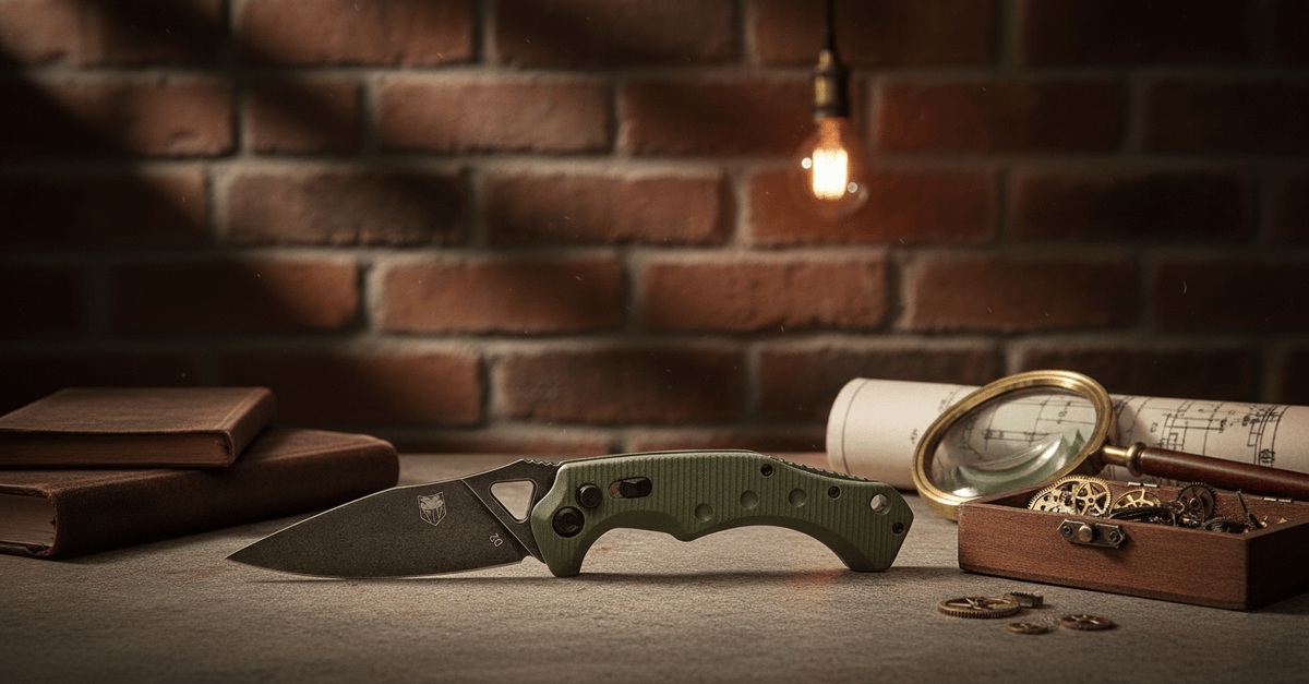COBRATEC ODGAFRYK OD GREEN AUTO FOLDING RYKER
