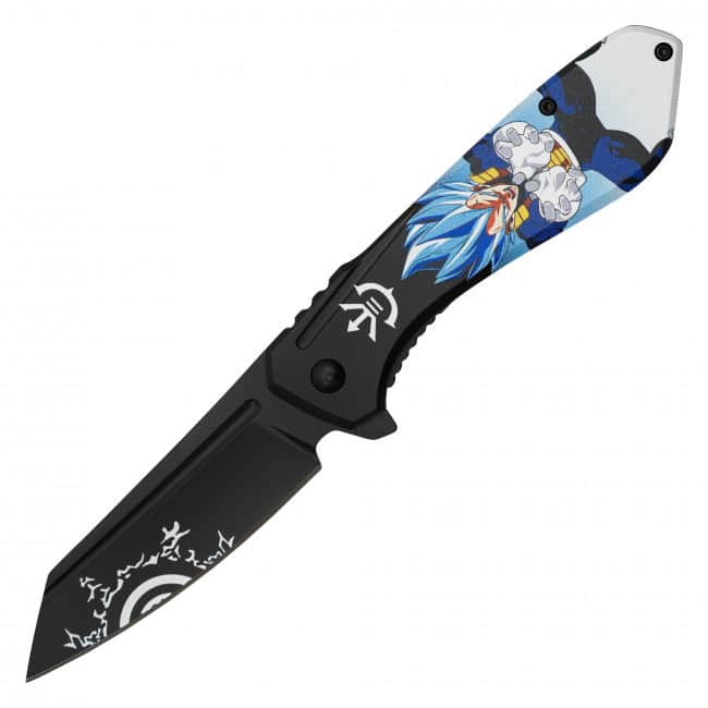 Super Saiyan Vegeta Spring Assist Pocket Knife