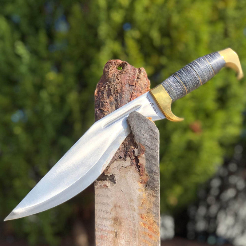 White Deer Extreme Duty Jungle Kukri Knife, 10.375" Blade, Wood Handle, Sheath