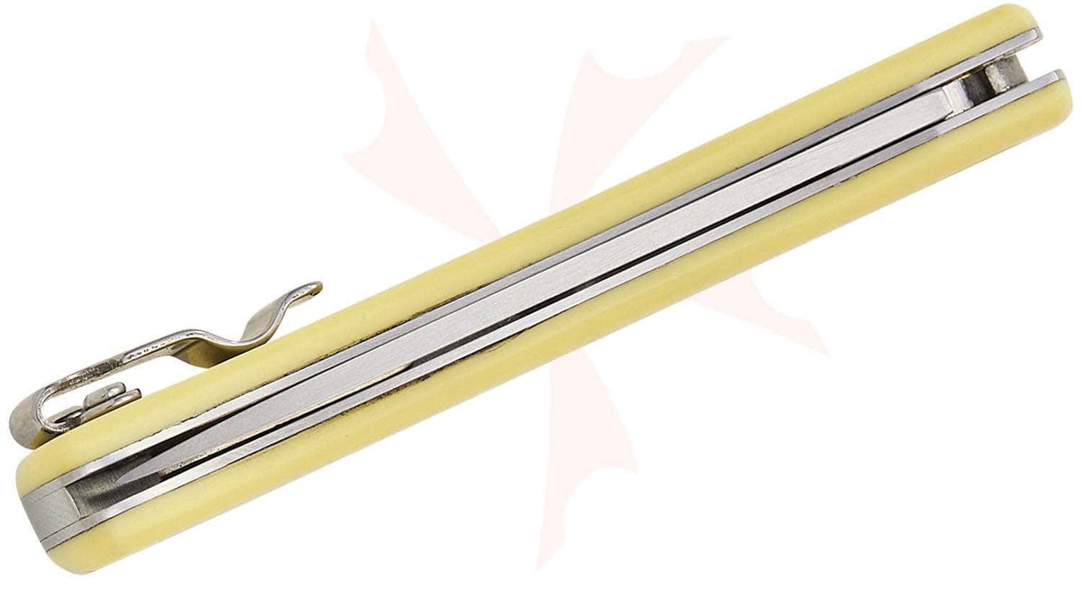 Bear & Son Locking Farmhand BCC337L – Carbon Steel, Yellow Delrin