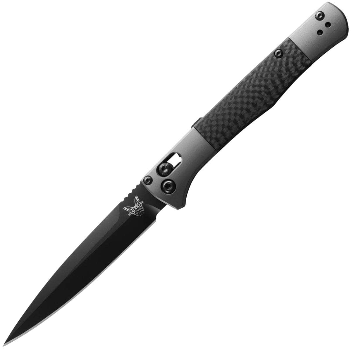 Benchmade Fact Auto, 3.95" Blade, Aluminum/CF Handle 4170BK Knife Depot
