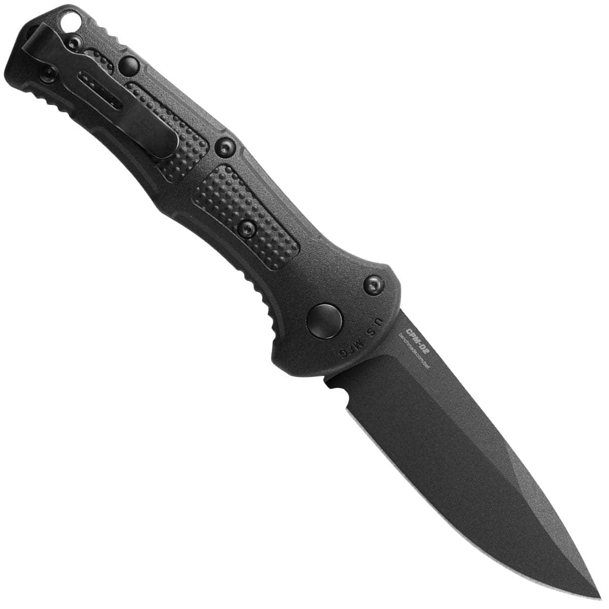 Benchmade Mini Claymore Auto, 3" D2 Blade, Grivory Handle - 9570BK