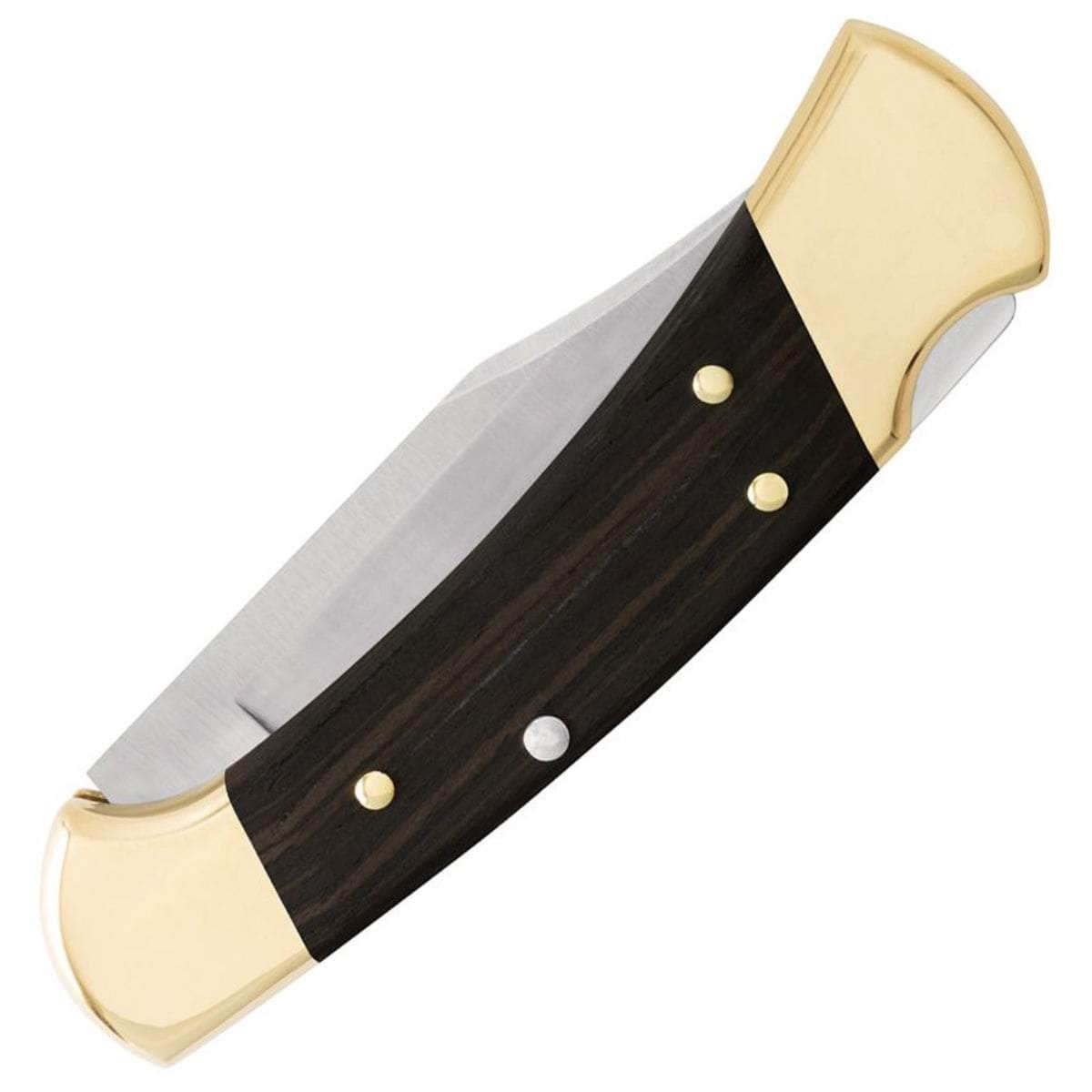 Buck 112 Ranger Auto, 3" 420HC Blade, Hardwood Handle - 0112BRSA