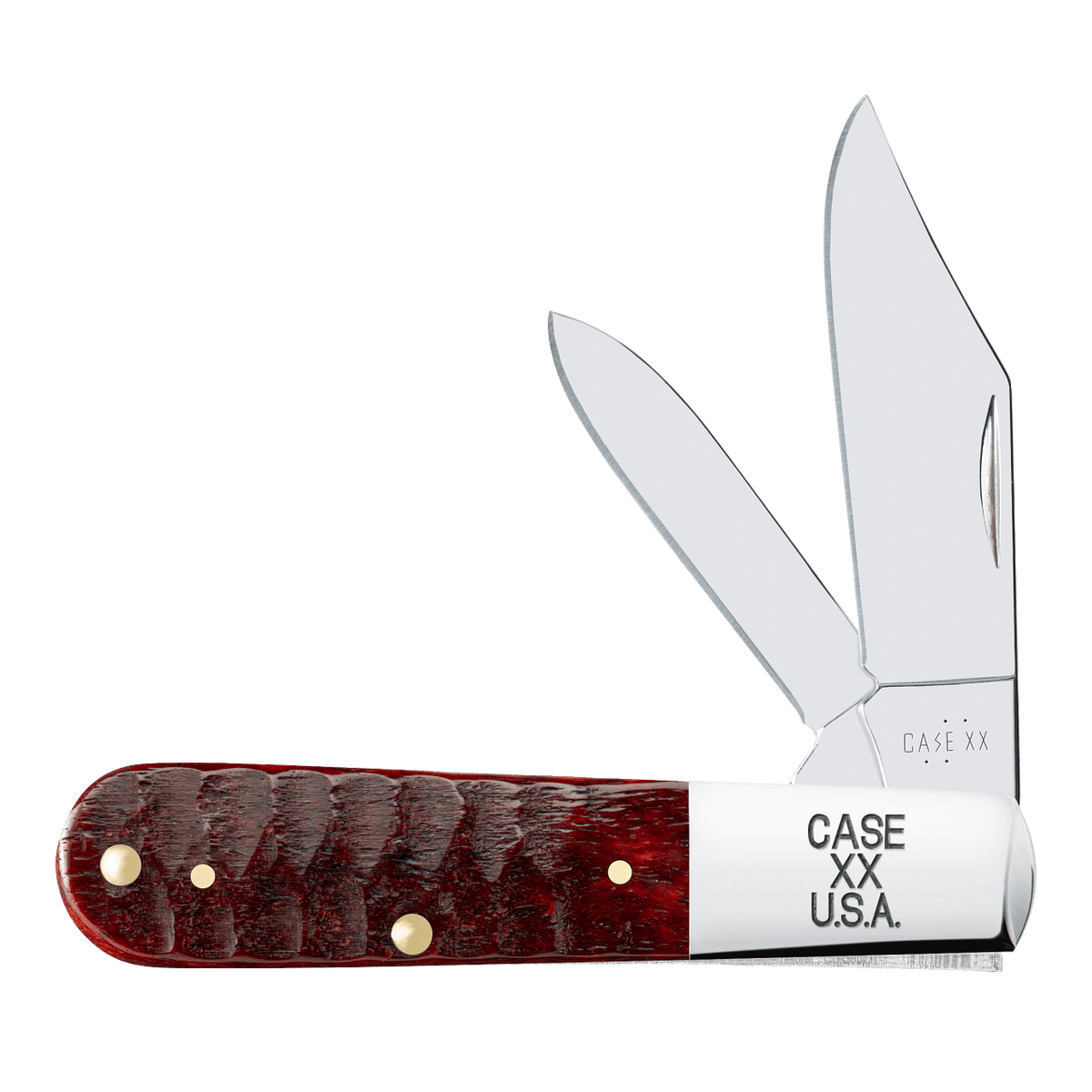Case 51544 Gator Jigged Old Red Bone Barlow Pocket Knife