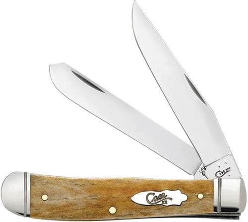 Case 58182 Smooth Antique Bone Trapper – Tru-Sharp Stainless, 4.13"