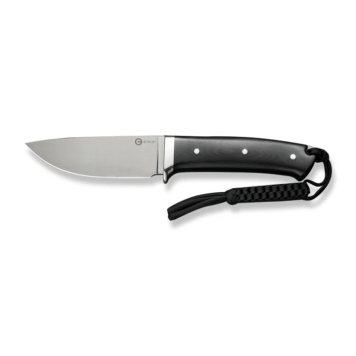 CIVIVI Cloud Peak C23044-1 – Nitro-V Fixed Blade, Black G10