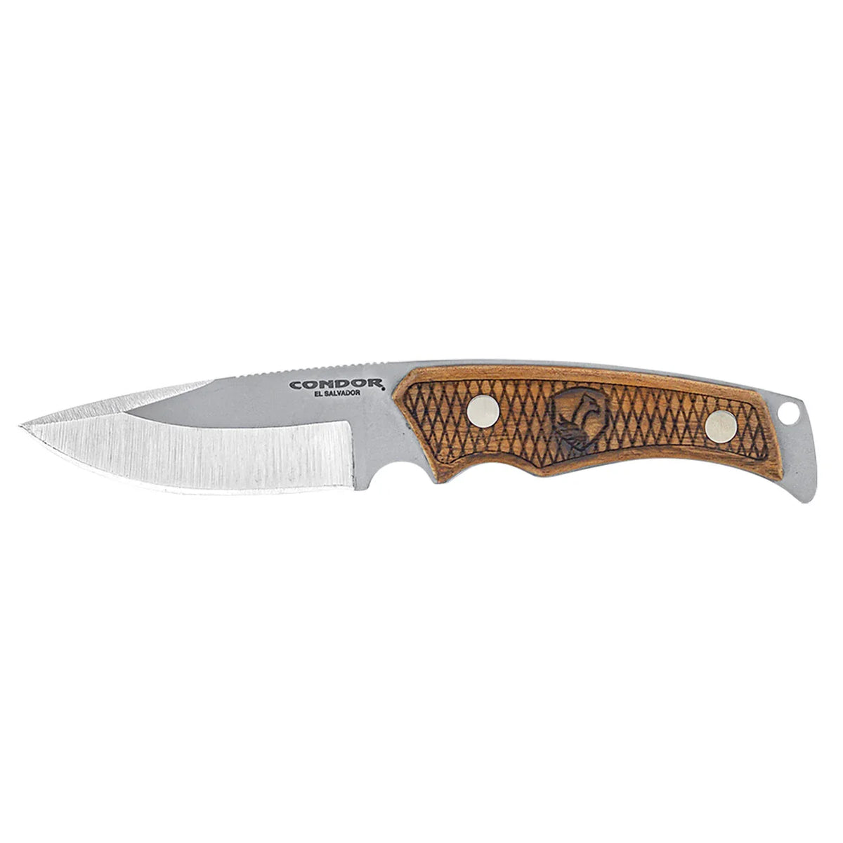 Condor Okavango Hunting Knife – 3.4" 440C Blade, Walnut