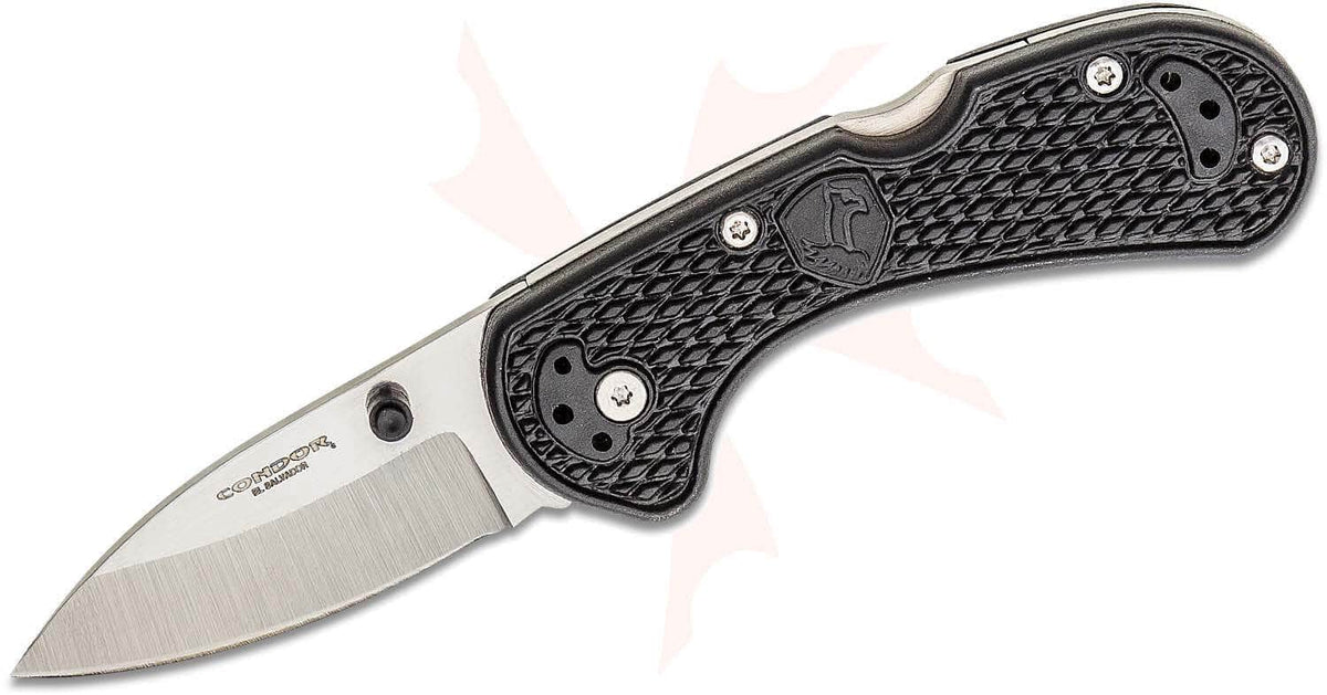 Condor Cadejo Drop Point Folder – Black