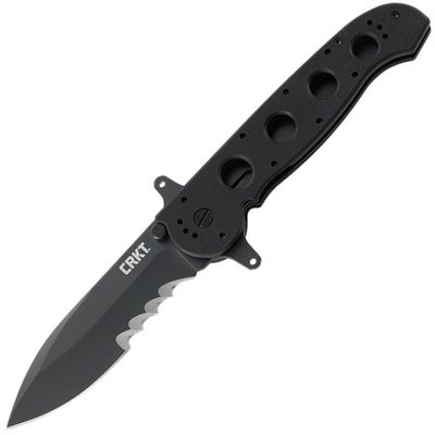 CRKT M21-14SFG Special Forces, 3.9" Veff Serrated Blade, Black G10 Handle