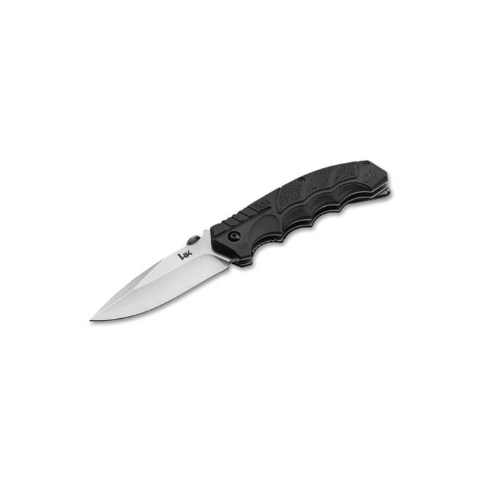 Heckler & Koch SFP Tactical Folder 01HK500 with D2 spear point blade and black handle