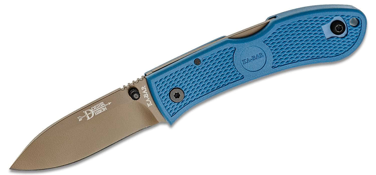KA-BAR 4062D2 Dozier Folding Hunter – 3" D2 Drop Point