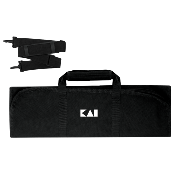 KAI KA0880 8-Slot Knife Roll – Black