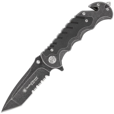 Smith & Wesson Border Guard, 3.49" Blade, Stainless Steel Handle - SWBG10S
