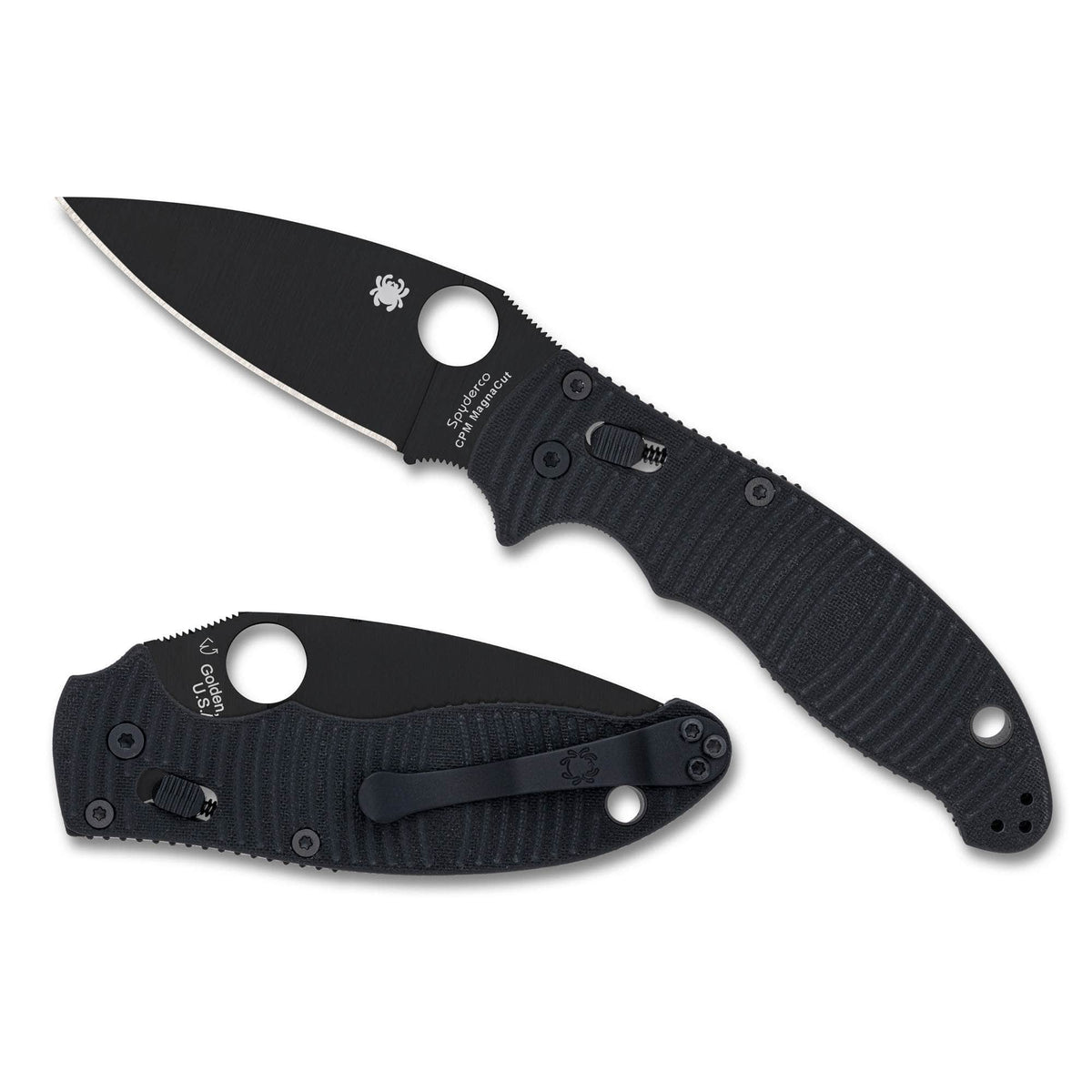 Spyderco Manix 2 Salt C101GMCBKP2 – MagnaCut Black G10 Knife