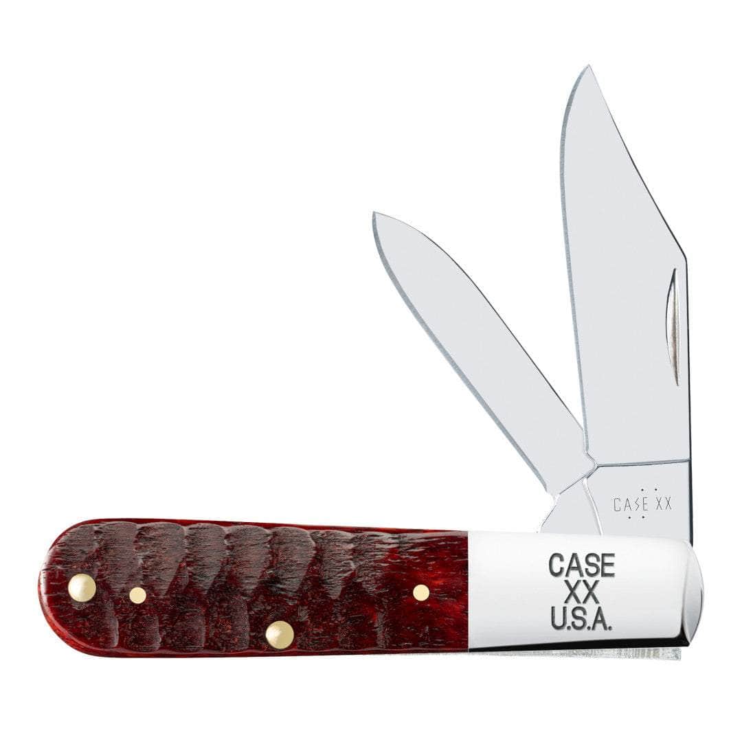Case 51544 Gator Jigged Old Red Bone Barlow Pocket Knife