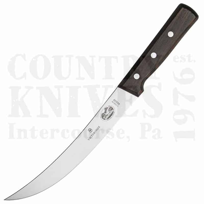Victorinox 40039 breaking knife with curved 8-inch stainless steel blade and rosewood handle