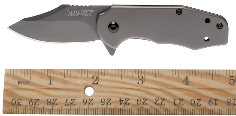 Kershaw Ember, 2" Assisted Blade, Stainless Steel Handle - 3560