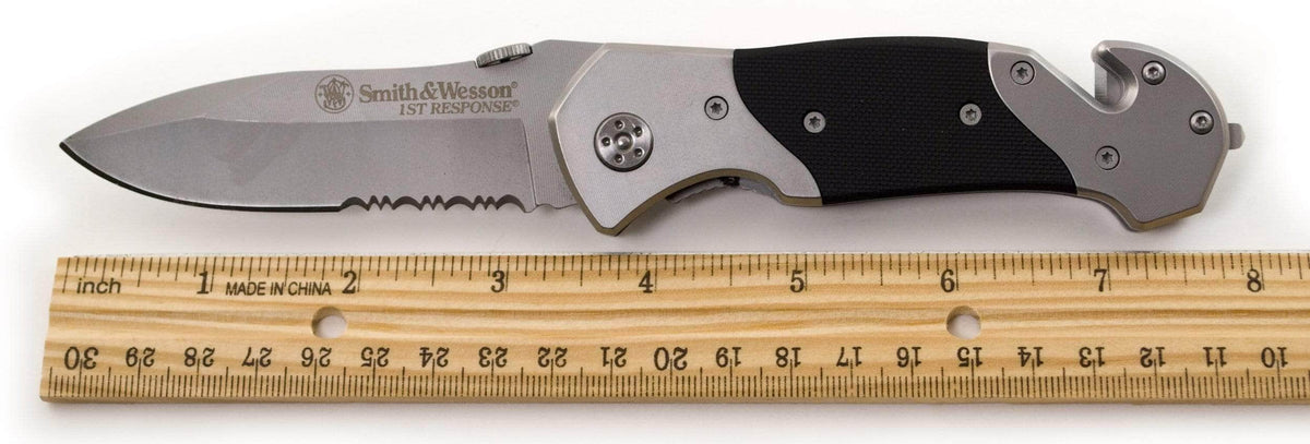 Smith & Wesson First Response Rescue Knife, 3.3" Serrated Blade - SWFRS