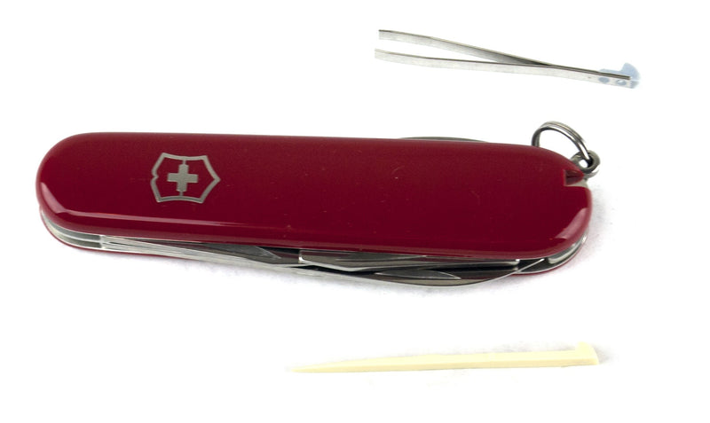 Victorinox Tinker Swiss Army Knife, 3.6" Closed, 12 Functions