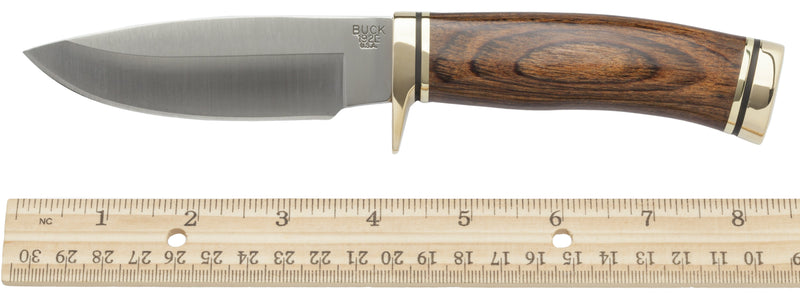 Buck 192BRS Vanguard Fixed Blade, Heritage Walnut Handle, Sheath