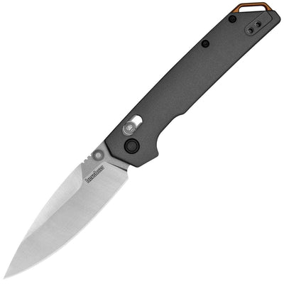 Kershaw Iridium, 3.4" D2 DuraLock Blade, Gray Aluminum Handle - 2038