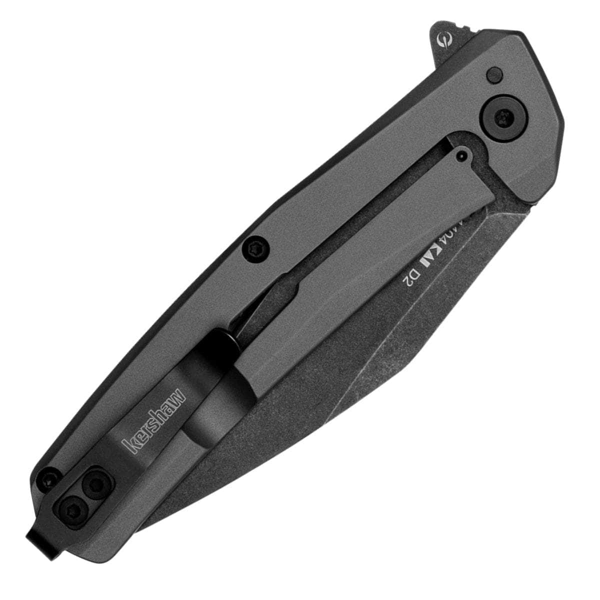 Kershaw Flyby, 3" D2 Blade, Stainless Steel Handle - 1404