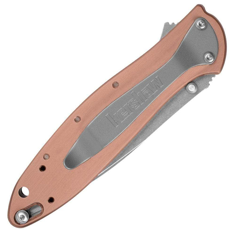 Kershaw Leek Copper, 3" CPM 154 Steel Blade, Copper Handle - 1660CU