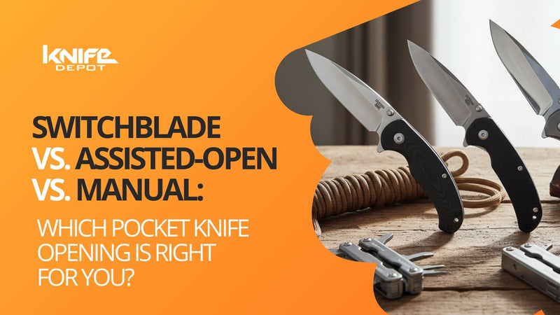 Switchblade Knife vs. Assisted vs. Manual Knife 2026 Guide