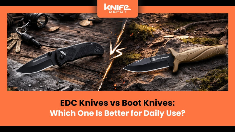 EDC Knives vs Boot Knives: Which One Is Better for Daily Use?