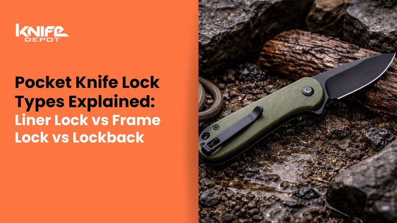 Pocket Knife Lock Types Explained: Liner Lock vs Frame Lock vs Lockback