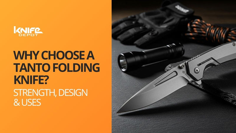 Why Choose a Tanto Folding Knife? Strength, Design & Uses Guide