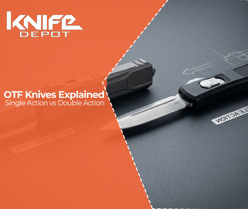 OTF Knives Explained: Single Action vs Double Action